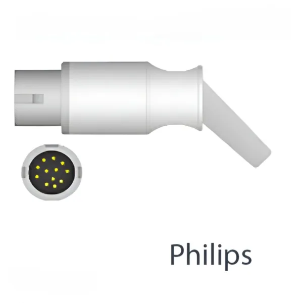 3-adriges Komplettkabel zu Philips/HP mit Klammern