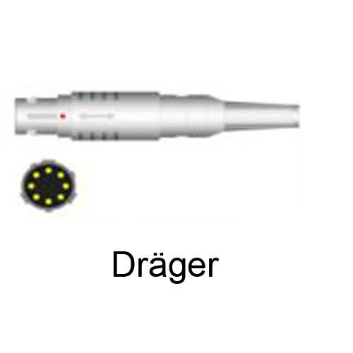 SpO2-Adapterkabel zu Siemens Dräger Vitalert