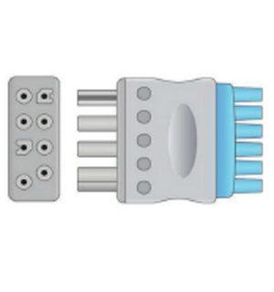 3-adrige Patientenleitung zu Nihon Kohden