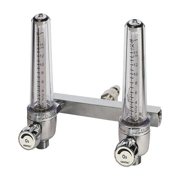 Doppelflowmeter Druckluft für ZGA bis 15 l/min.
