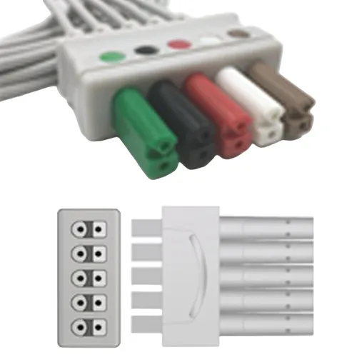 3-adriges Patientenkabel zu Siemens/Dräger mit Klammern