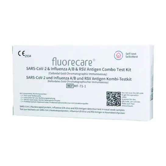 Fluorecare 4in1 Schnelltest (Covid/Influenza A und B/RSV)