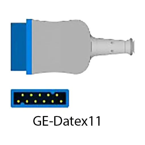 GE-Datex11 SpO2-Adapterkabel zu GE Datex S/5
